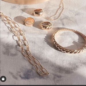 Mejuri croissant dome bracelet